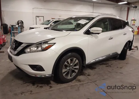 2015 Nissan Murano Sl из США, поврежденный, VIN 5N1AZ2MH8FN226333